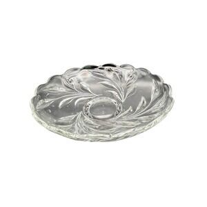 Indiana Glass Willow Clear Bowl Pedestal Centerpiece Serving‎ Display Dish Decor